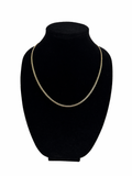 Cadena de oro de 10K con corte de diamante – 3mm | 22 pulgadas