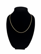 Cadena de oro de 10K con corte de diamante – 3mm | 22 pulgadas