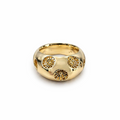 Anillo de Oro de 10K con Círculo para Mujer