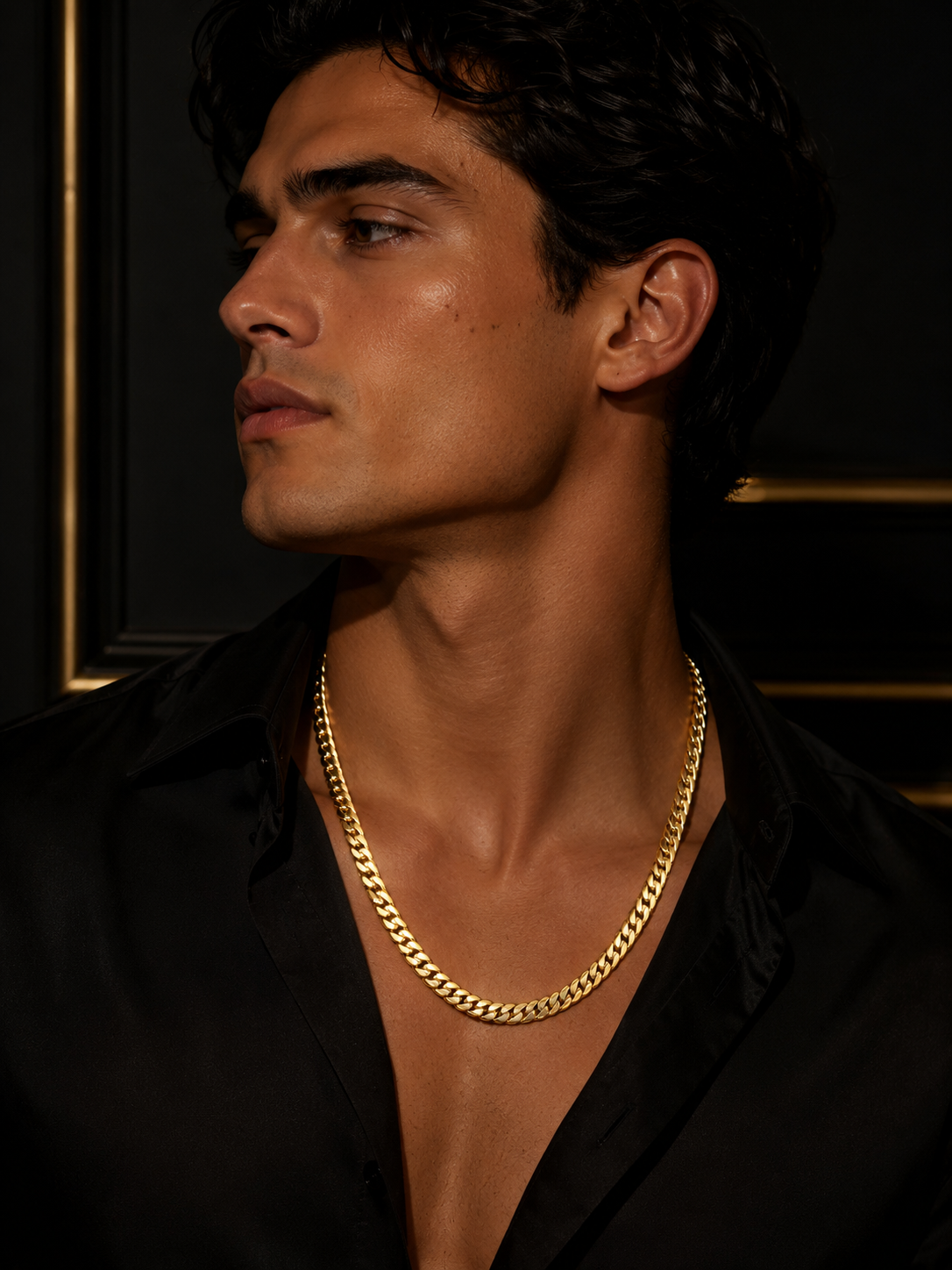 925 Sterling Silver Gold-Plated Chain – 24 inches