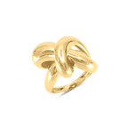 Anillo Escultórico de Nudo en Oro de 10K